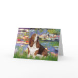 Basset 2 - Lilies 2 Card