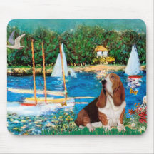 Basset 2 - Sailboats Mouse Pads