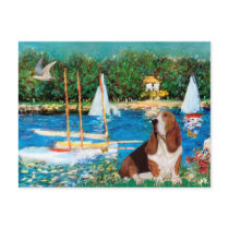 Basset 2 - Sailboats Post Cards