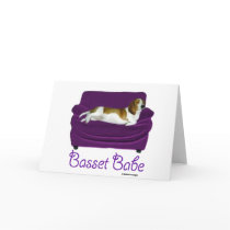 Basset Babe Greeting Cards