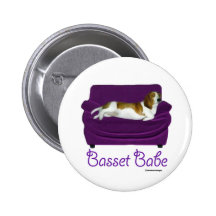 Basset Babe Pin