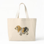 Basset  tote bag