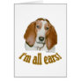 Basset Ears Card