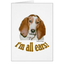 Basset Ears Card