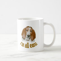 Basset Ears Coffee Mugs
