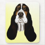 Basset Face Mousepad