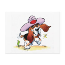 Basset Got Drool? Postcard