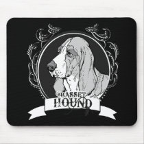 BASSET HOUND (3) MOUSEPADS