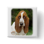 Basset Hound 9L9D-05_2 Buttons