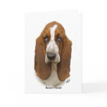 Basset Hound 9L9D-05 Greeting Card