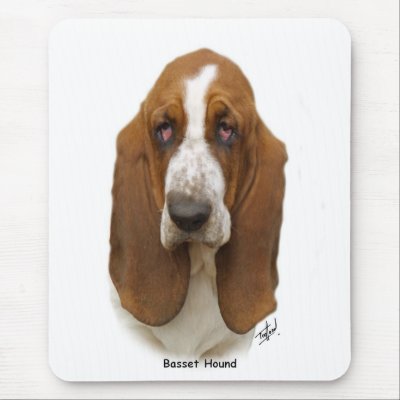 Basset Hound 9L9D-05 Mouse Pad by TraffordPhotos