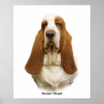 Basset Hound 9L9D-22 Poster