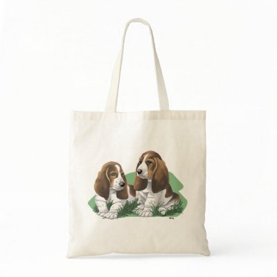 Basset Hound Bags by waterart