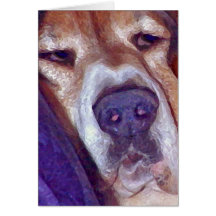 Basset Hound -Benny Boy Card