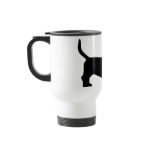 Basset Hound (black) Mugs
