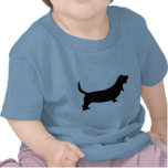 Basset Hound (black) T Shirt