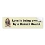 Basset Hound Bumper Sticker