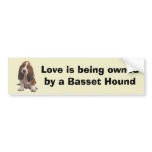 Basset Hound Bumper Sticker bumper stickers