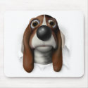 Basset Hound Busting Out mousepads