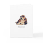 Basset Hound Card