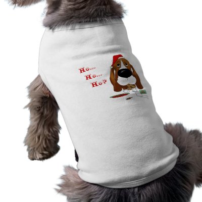 Basset Hound Christmas Pet Clothes by NothinButtDogs