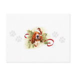 Basset Hound Christmas Postcards
