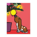BASSET HOUND CURIOSITY POSTCARD