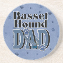 Basset Hound DAD Coasters