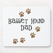 Basset Hound Dad Mousemat