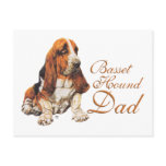 Basset Hound Dad Post Cards