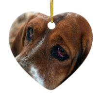 Basset Hound Design Ornament