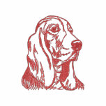 Basset Hound embroidered shirts