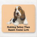 Basset Hound Fabulous Face Mousepad