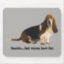 Basset Hound Fun Loving Mousepad