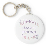 Basset Hound Furever Key Chain