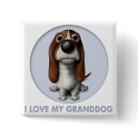 Basset Hound Granddog Buttons