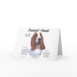 Basset Hound History Design cards