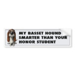 Basset Hound Honour bumper stickers