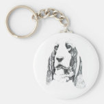 Basset Hound Key Chain "Fred"