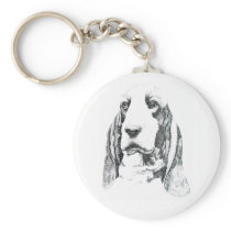 Basset Hound Key Chain "Fred"