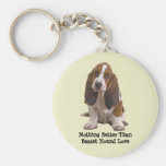 Basset Hound Keychain