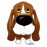 Basset Hound Keychain