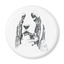 Basset Hound Magnet