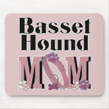 Basset Hound MOM Mouse Mat
