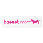 Basset Hound Mum bumper stickers