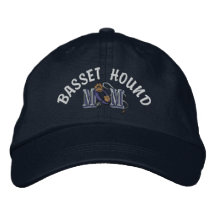 Basset Hound Mum Embroidered Baseball Cap