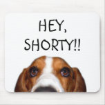 Basset Hound peeks in! Mouse Pads