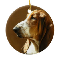 Basset Hound Photo Ornament