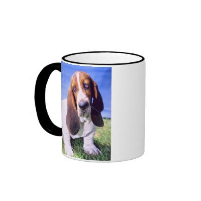 Basset Hound Picture Coffee Mug by White_Wedding