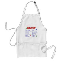 BASSET HOUND Property Laws 2 Apron